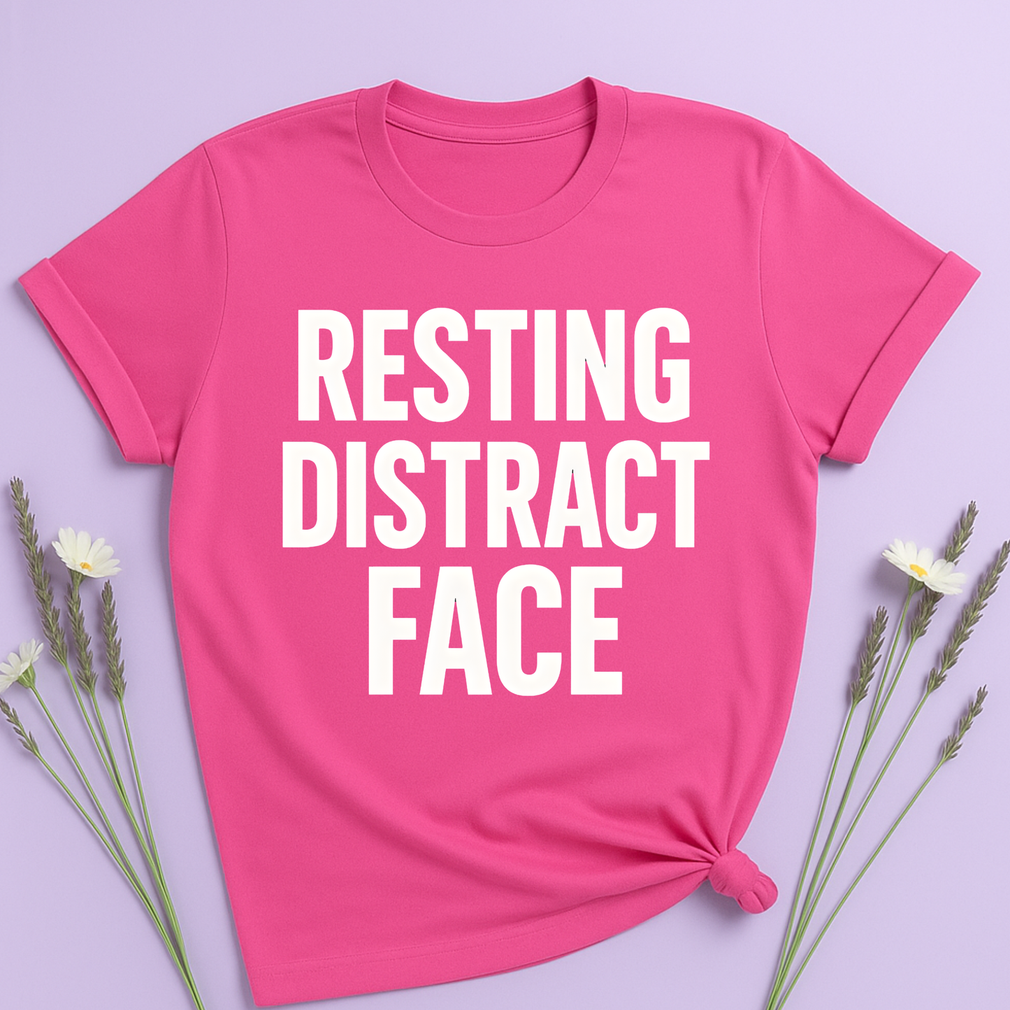 Resting Distract Face T-shirt