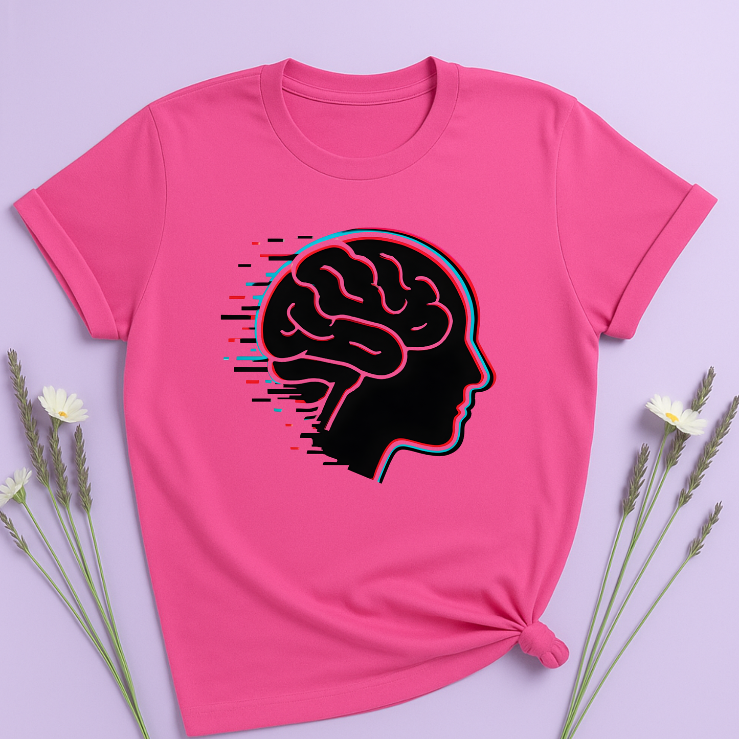 ADHD Glitch brain burst T-shirt