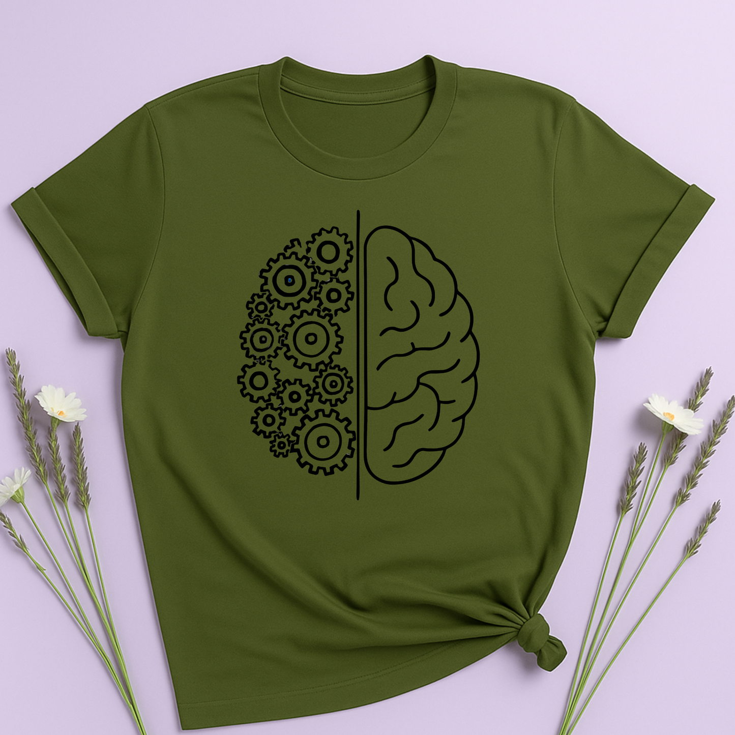 ADHD Brain Cogwheel T-shirt