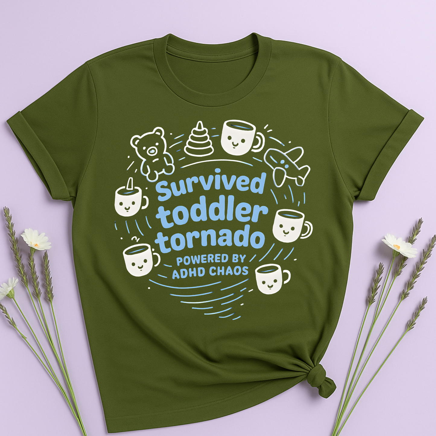 Survived toddler tornado T-shirt