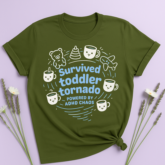 Survived toddler tornado T-shirt