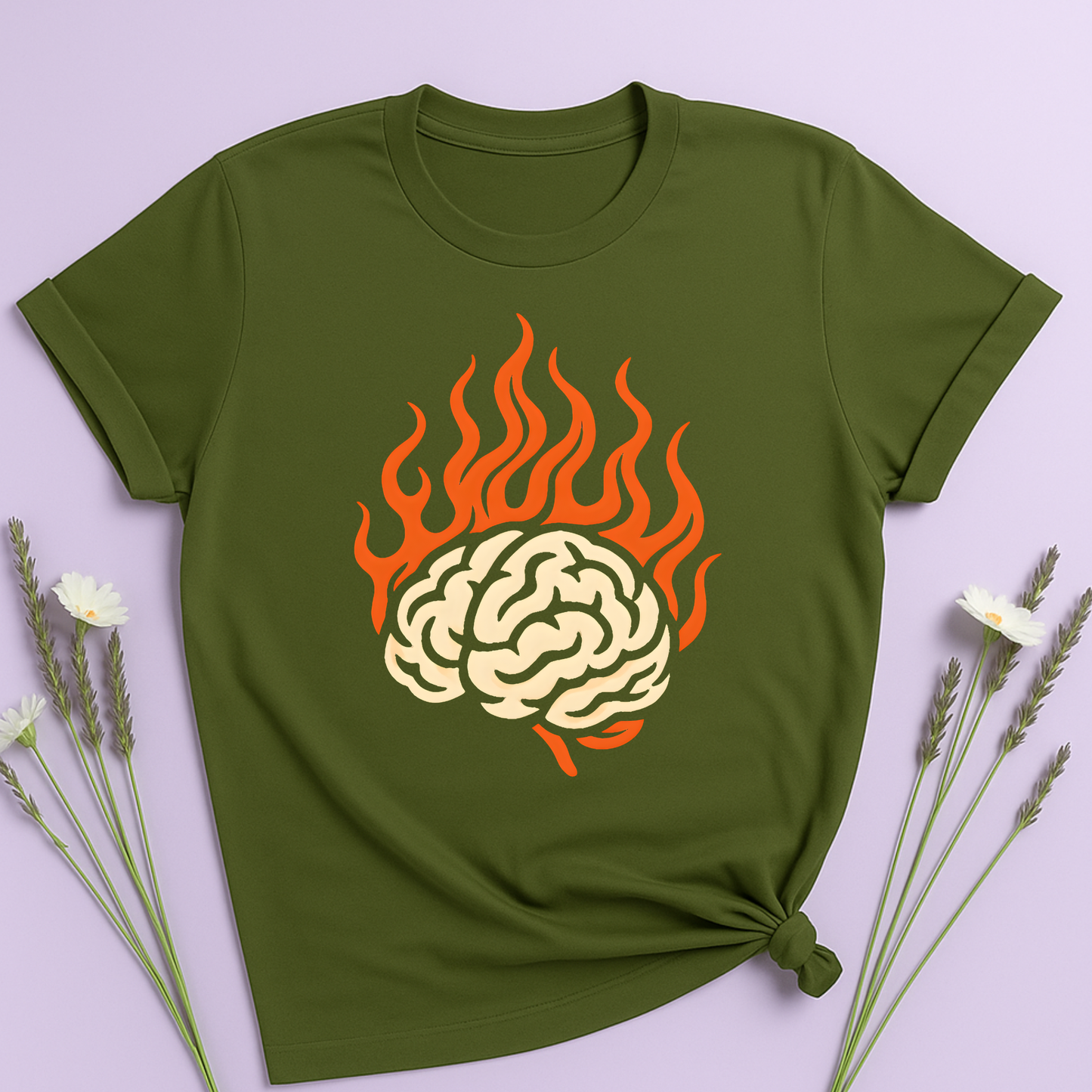Fiery Brainburst T-shirt