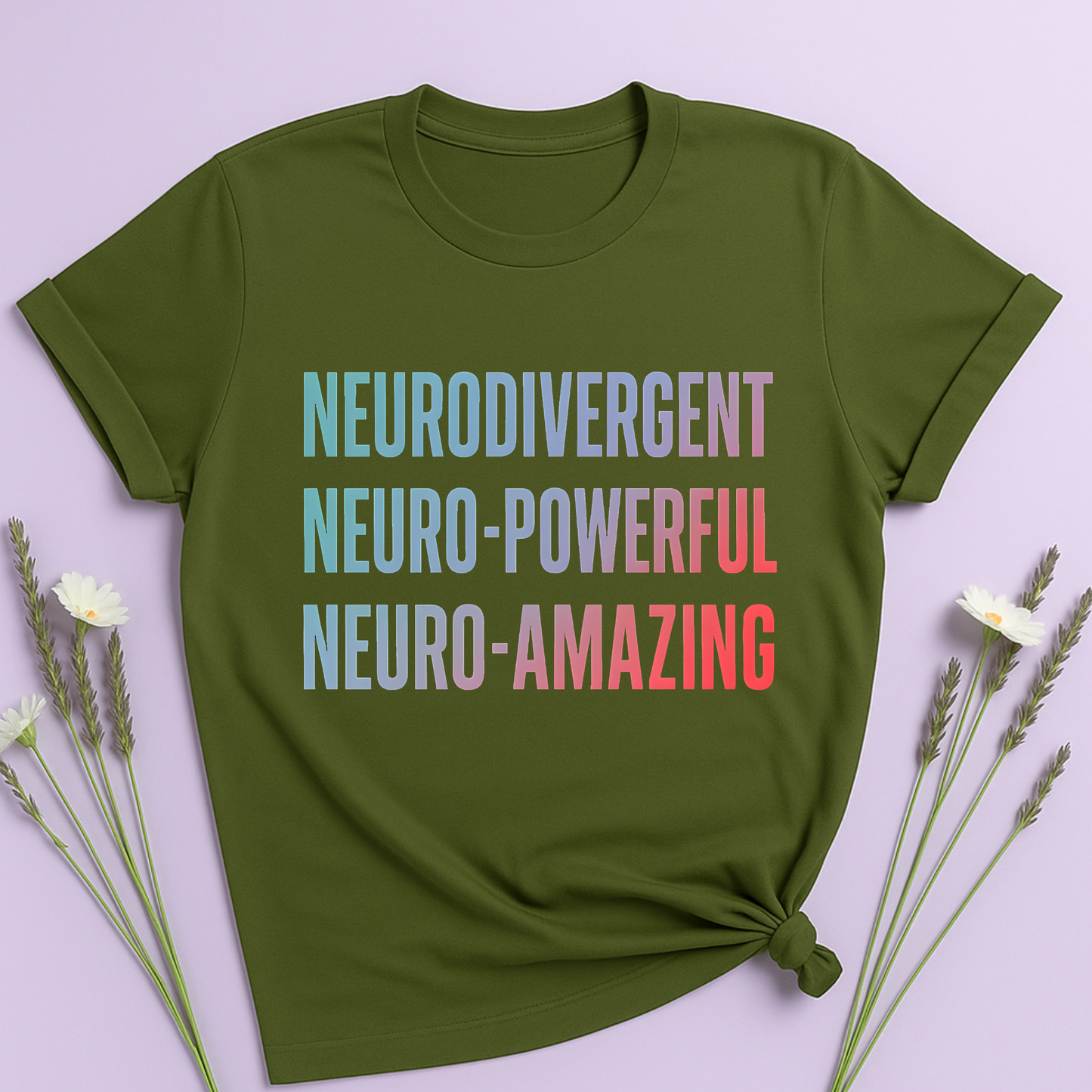 Neurodivergent Neuro-powerful Neuro-amazing T-shirt