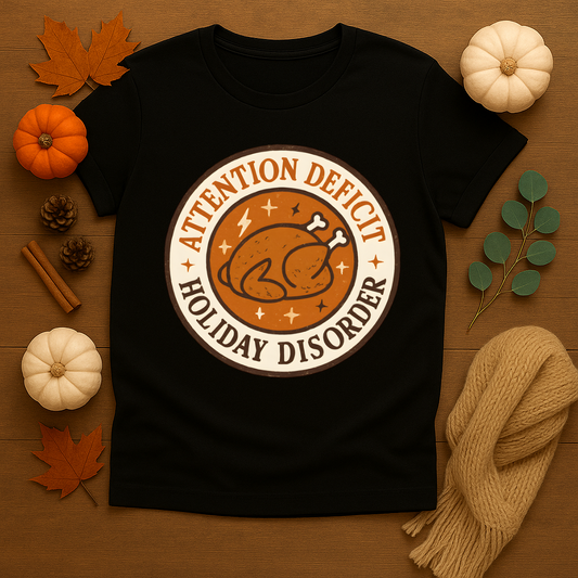 Attention Deficit Holiday Disorder T-shirt