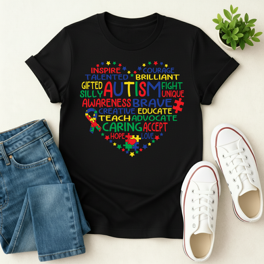 Autism Heart T-shirt
