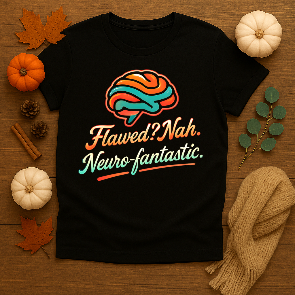 Flawed? Nah, Neuro-fantastic T-shirt