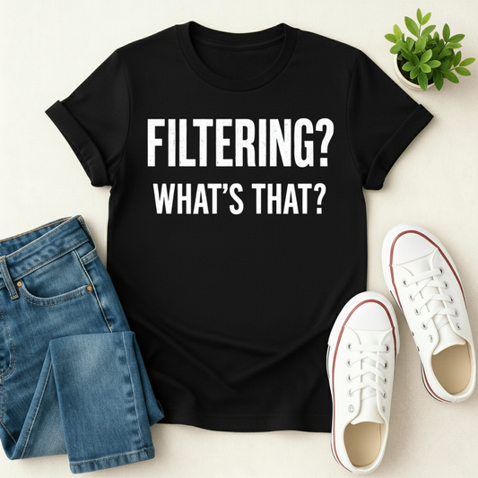 Filtering? What's That? T-shirt