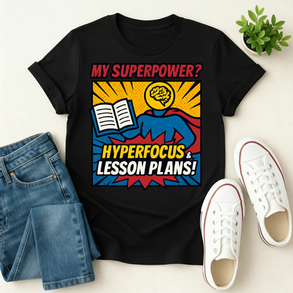 My Superpower? Hyperfocus & Lesson Plans T-shirt
