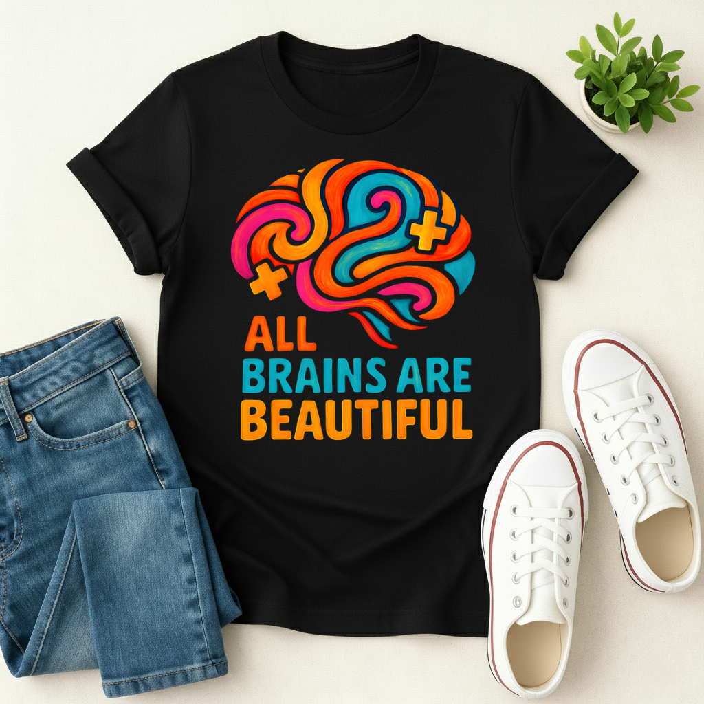 All Brains Are Beautiful T-shirt