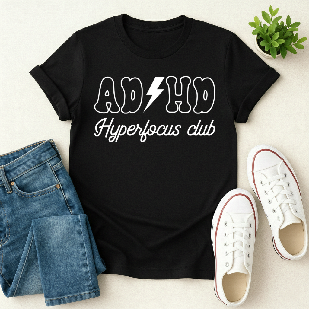 ADHD Hyperfocus Club T-shirt