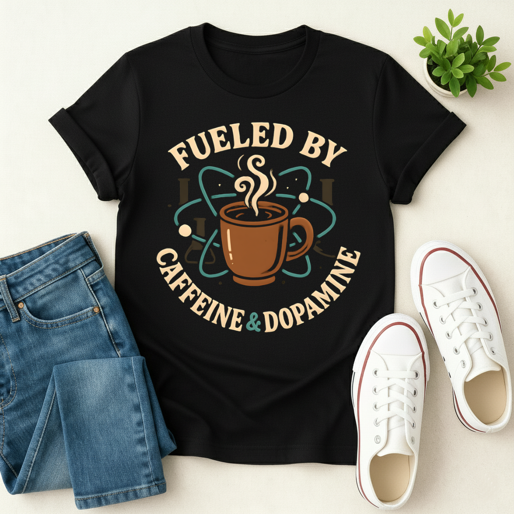Fueled By Caffeine & Dopamine T-shirt