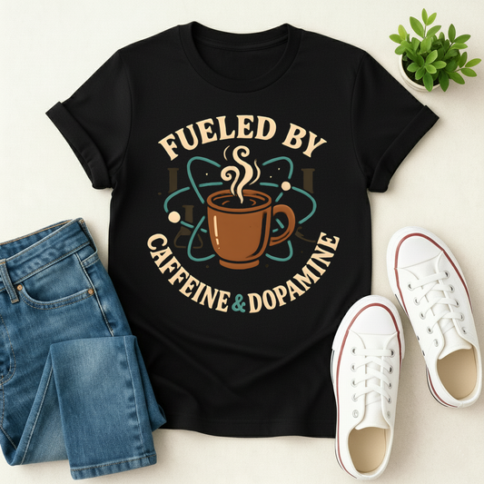 Fueled By Caffeine & Dopamine T-shirt