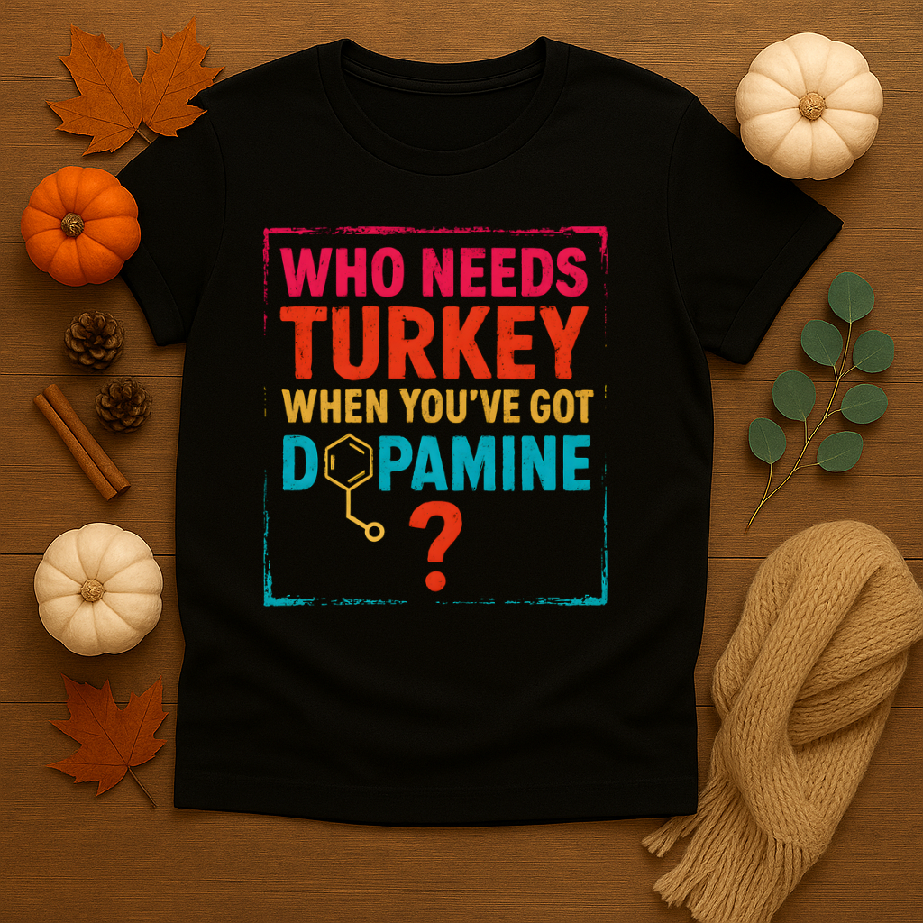 Who Needs Turkey When You’ve Got Dopamine T-shirt