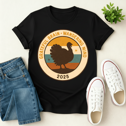 Grateful Brain Wandering Mind T-shirt