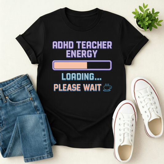 ADHD Teacher Energy T-shirt