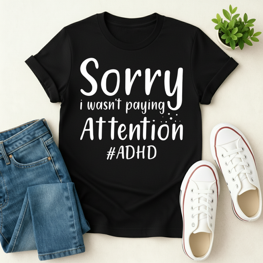 Sorry I Wasn't Paying Attention T-shirt