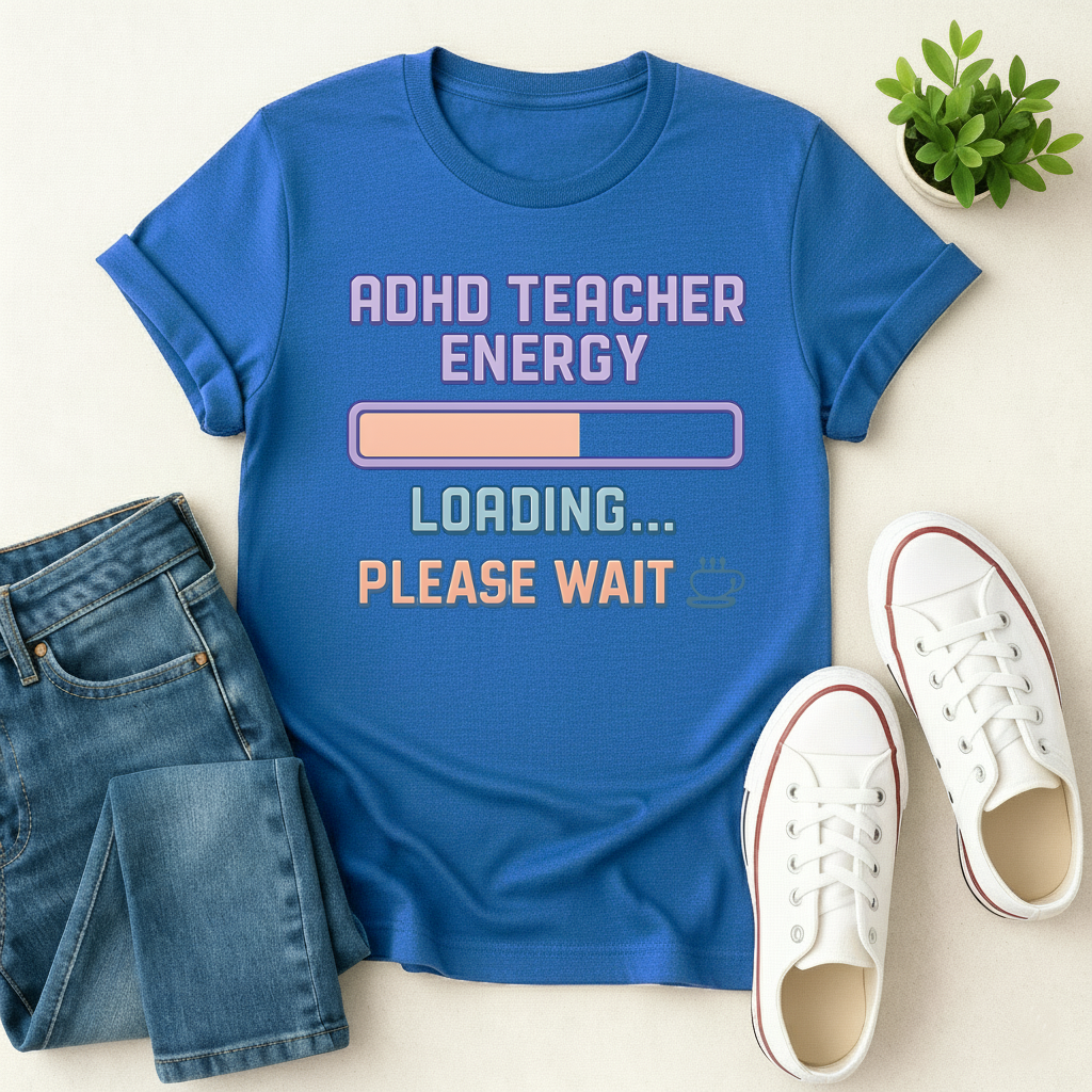ADHD Teacher Energy T-shirt