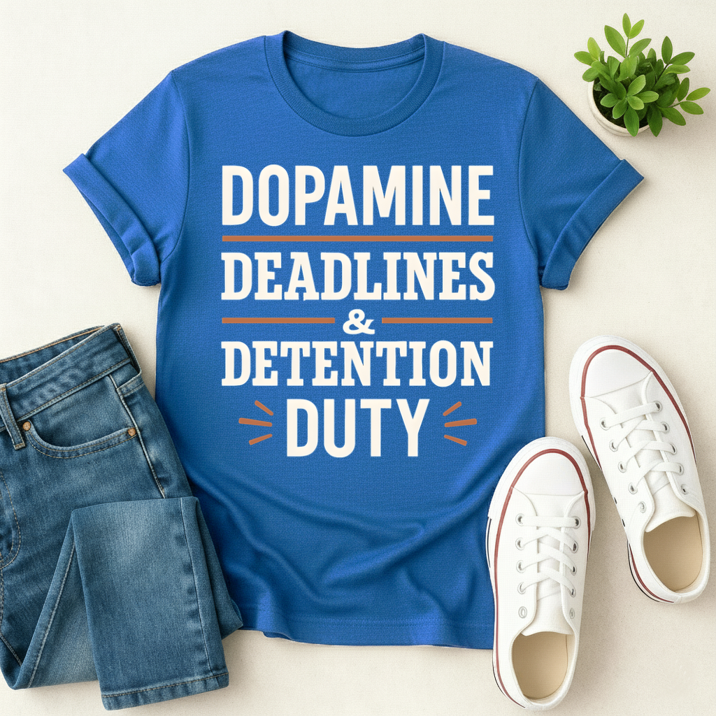 Dopamine Deadlines & Detention Duty T-shirt