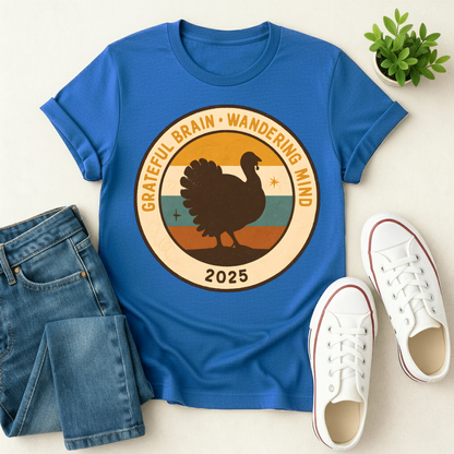 Grateful Brain Wandering Mind T-shirt