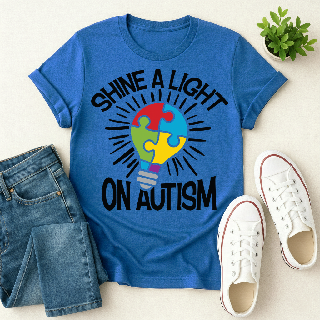 Shine A Light On Autism T-shirt