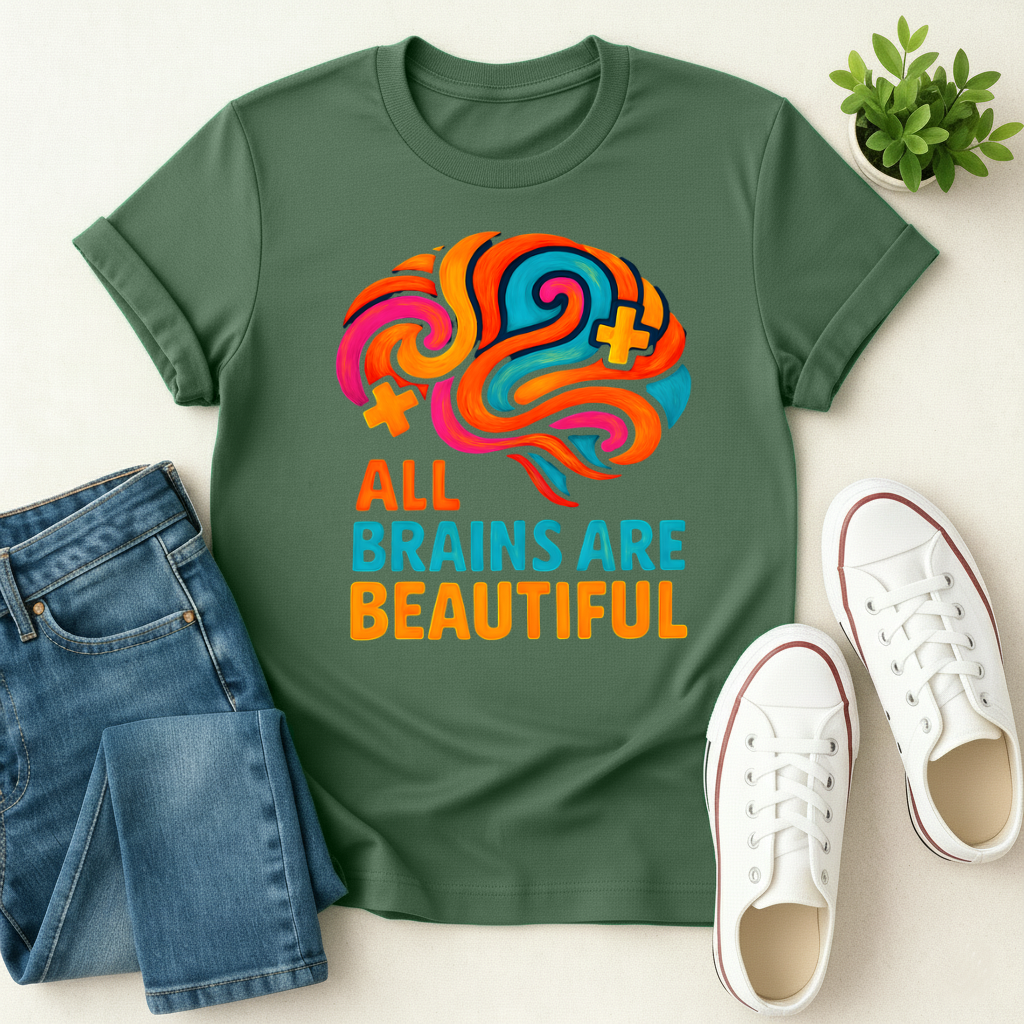 All Brains Are Beautiful T-shirt