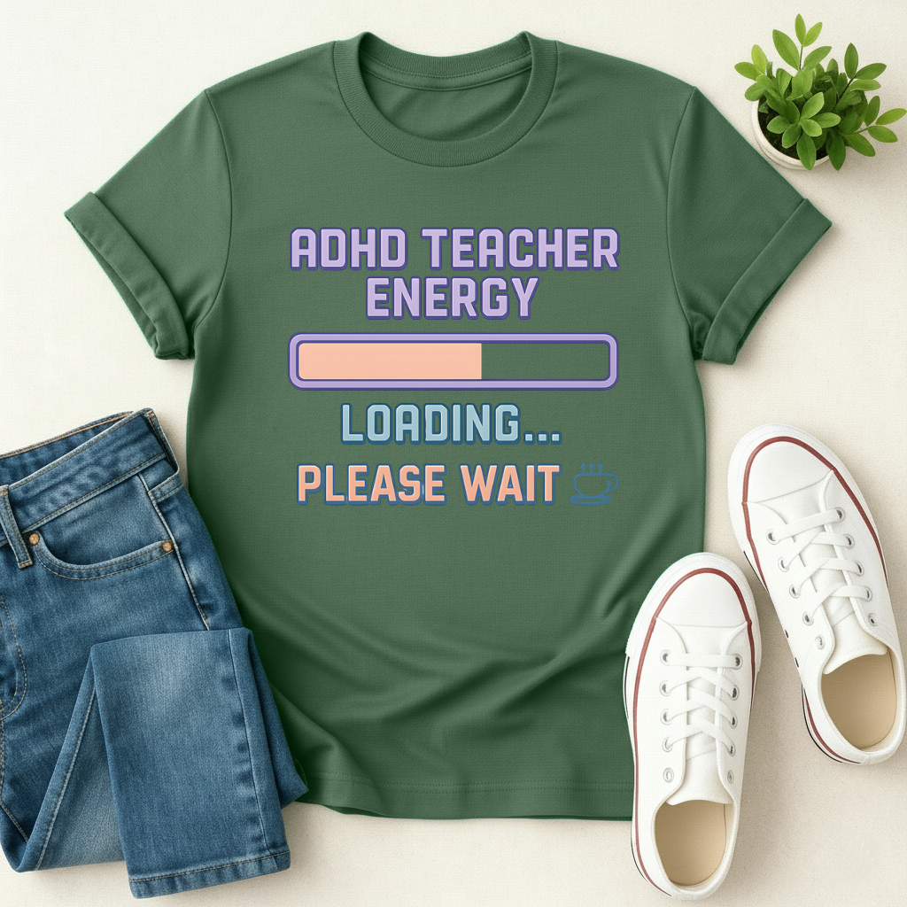 ADHD Teacher Energy T-shirt