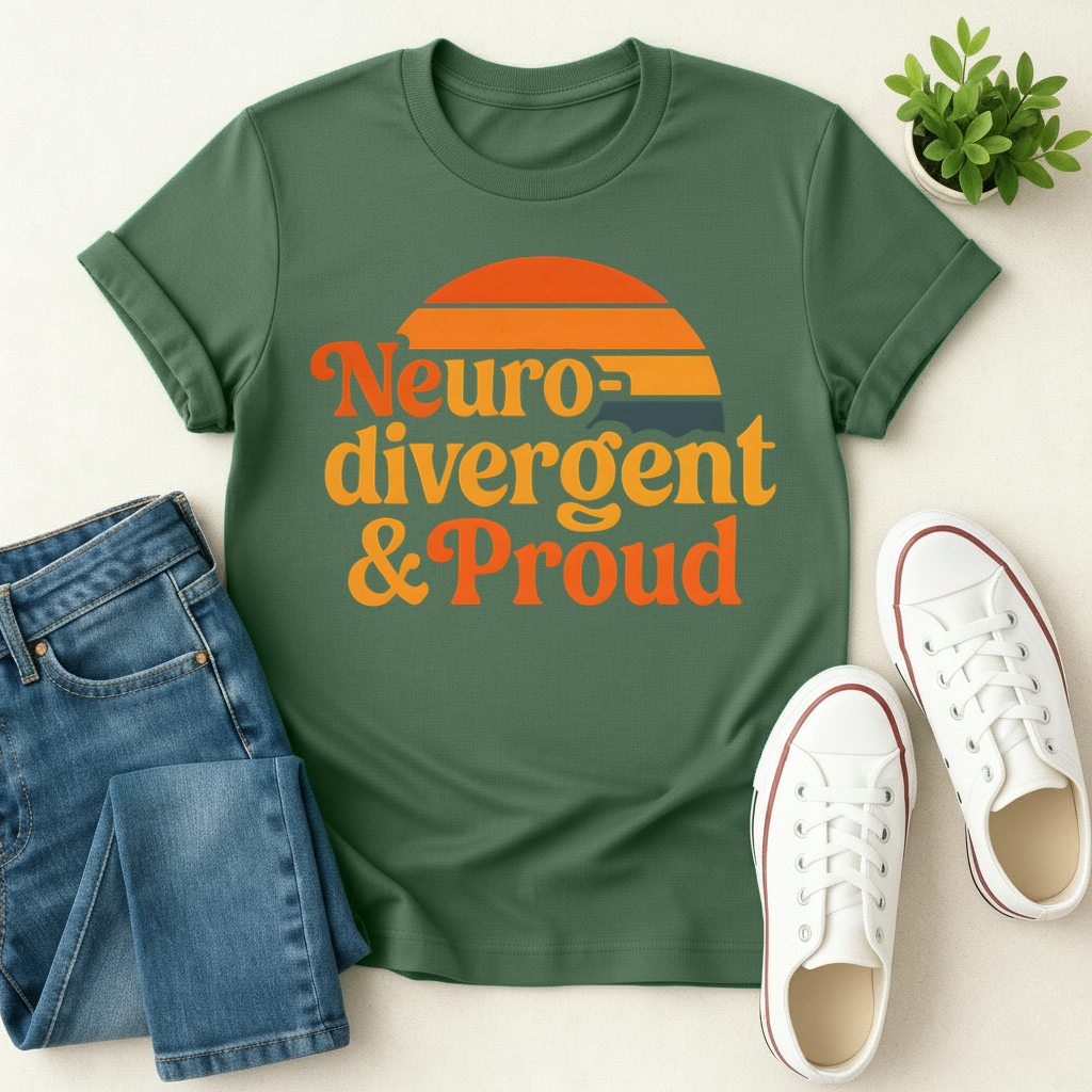 Neurodivergent And Proud T-shirt