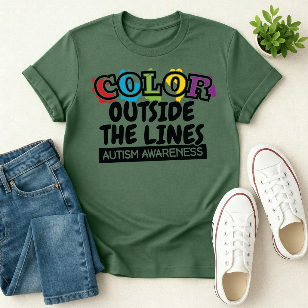Color Outside The Lines T-shirt