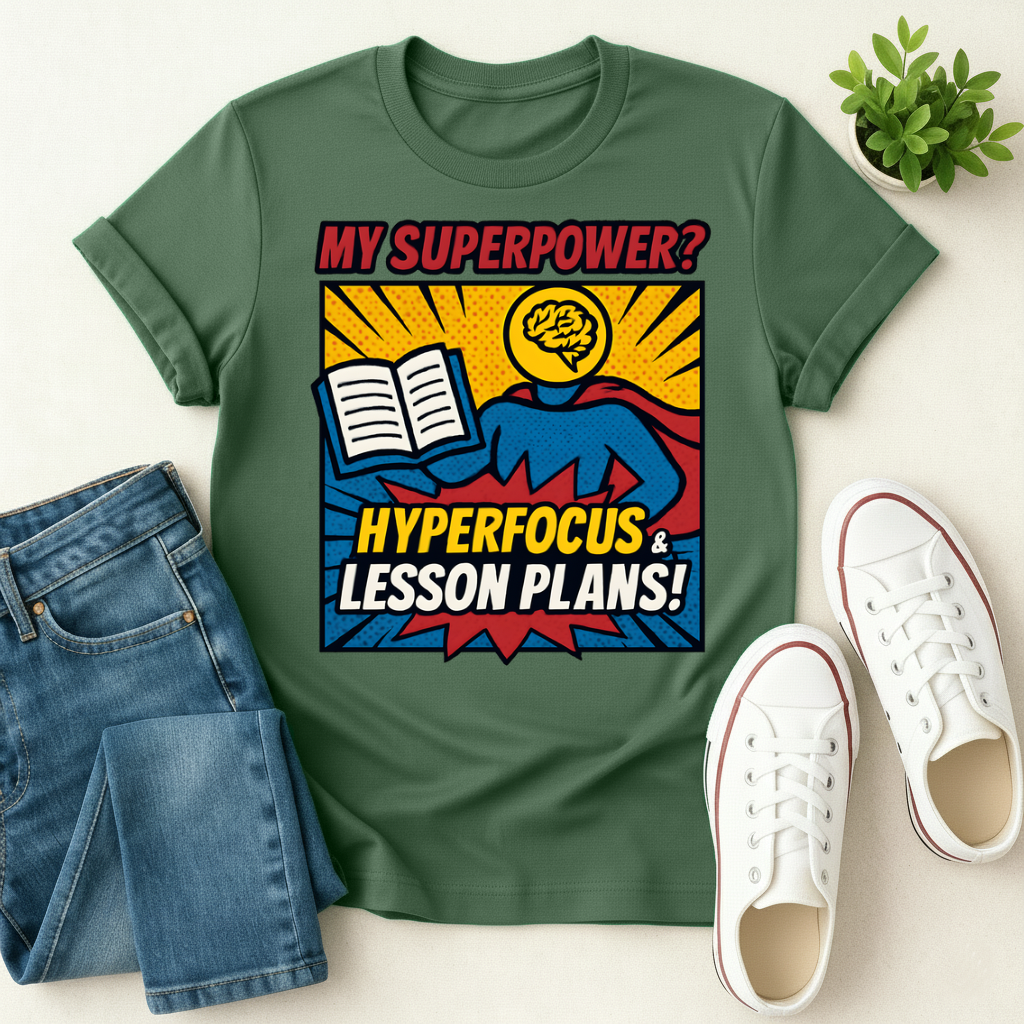 My Superpower? Hyperfocus & Lesson Plans T-shirt