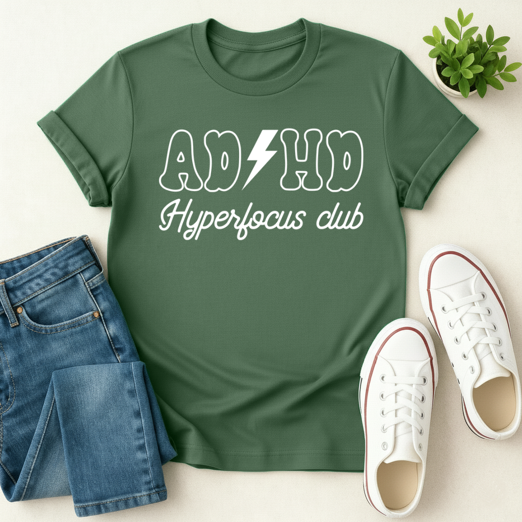 ADHD Hyperfocus Club T-shirt