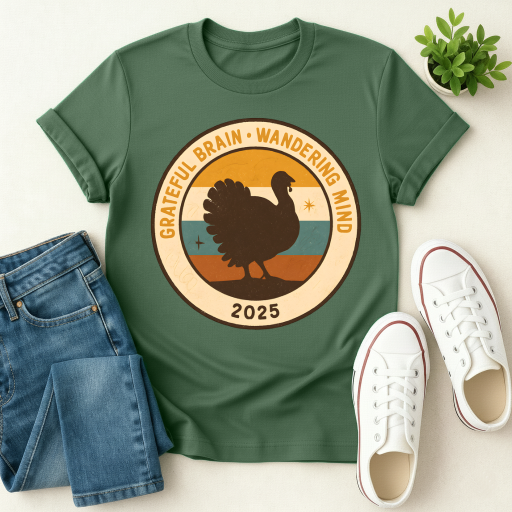 Grateful Brain Wandering Mind T-shirt