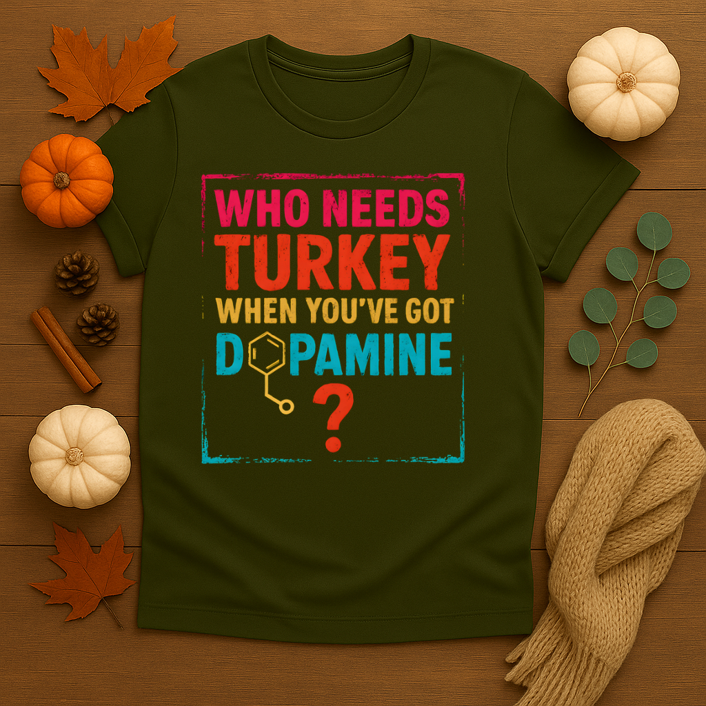 Who Needs Turkey When You’ve Got Dopamine T-shirt