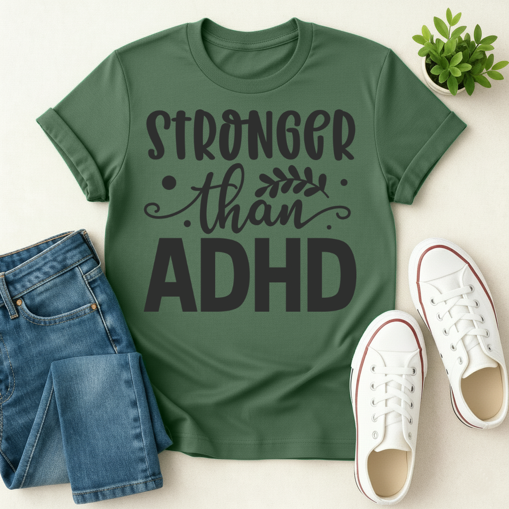Stronger than ADHD T-shirt