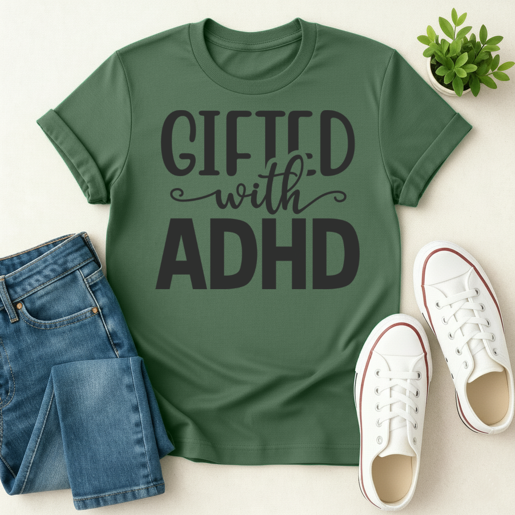 Gifted with ADHD T-shirt