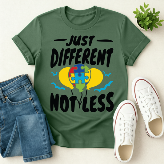 Just Different Not Less T-shirt