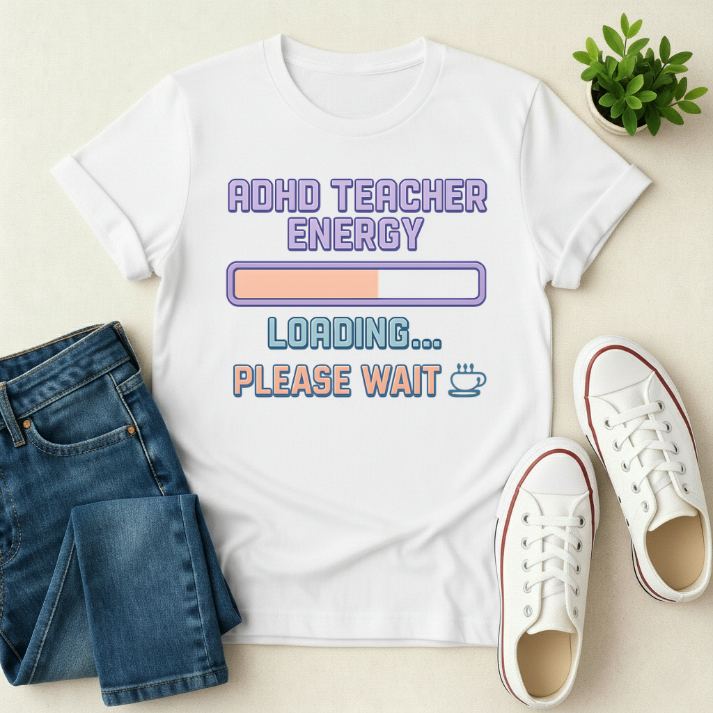 ADHD Teacher Energy T-shirt
