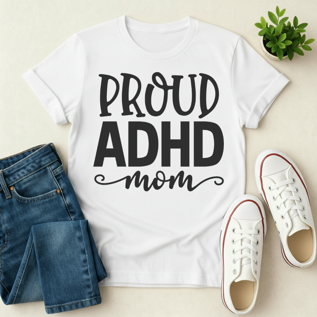 Proud ADHD Mom T-shirt