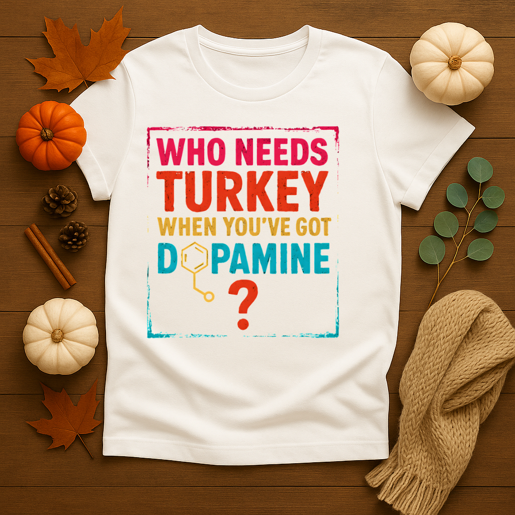 Who Needs Turkey When You’ve Got Dopamine T-shirt