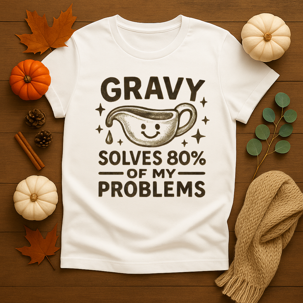 Gravy solves 80% of my Problems T-shirt