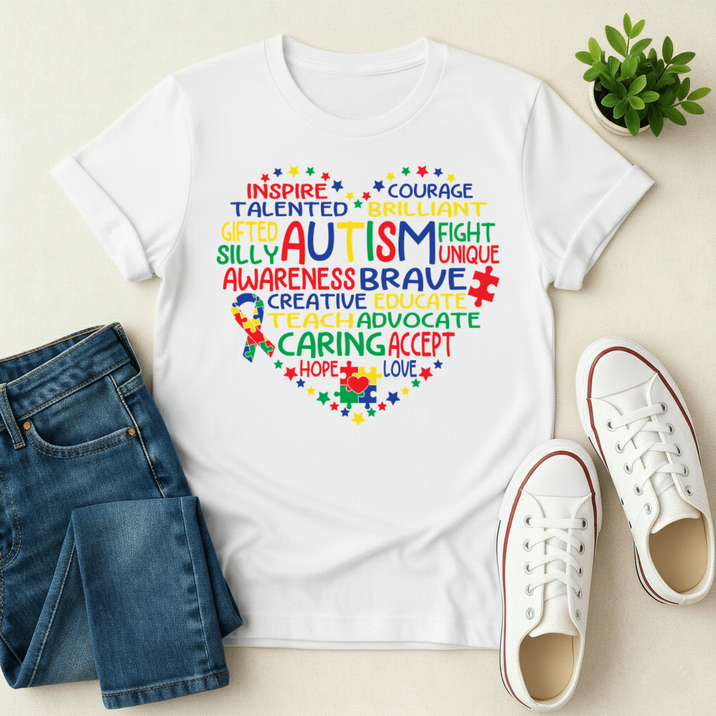 Autism Heart T-shirt