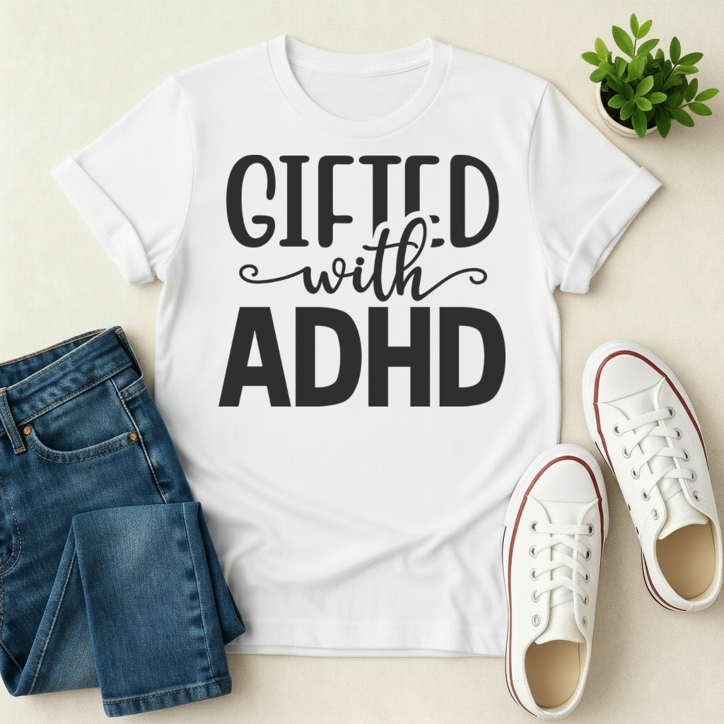 Gifted with ADHD T-shirt