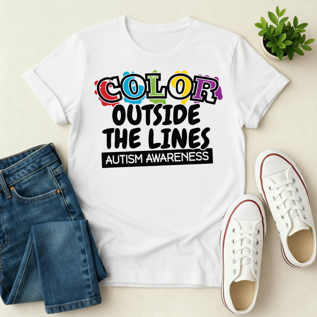 Color Outside The Lines T-shirt