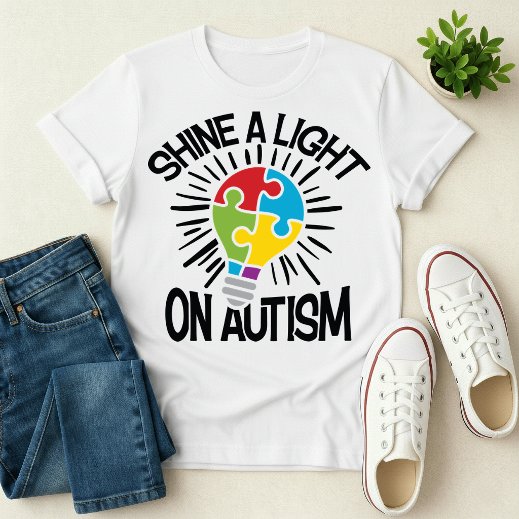 Shine A Light On Autism T-shirt