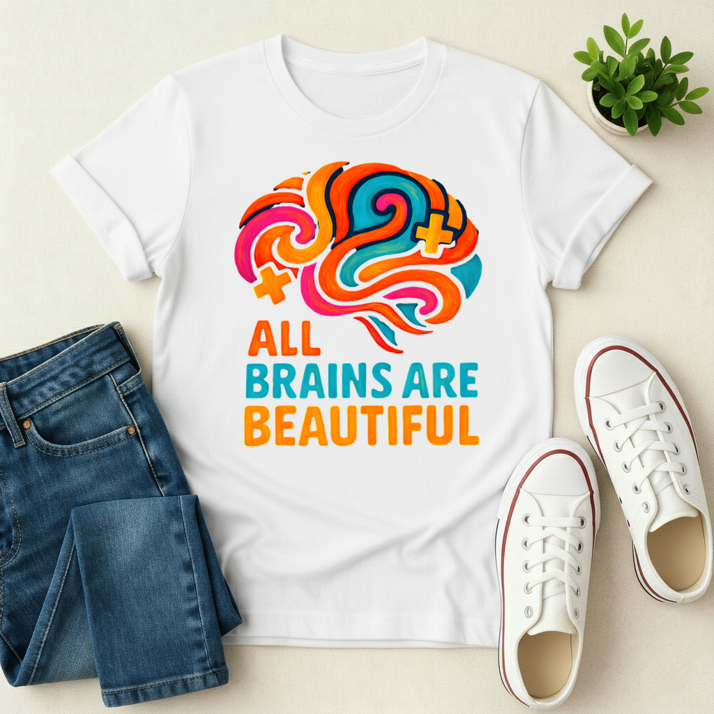 All Brains Are Beautiful T-shirt