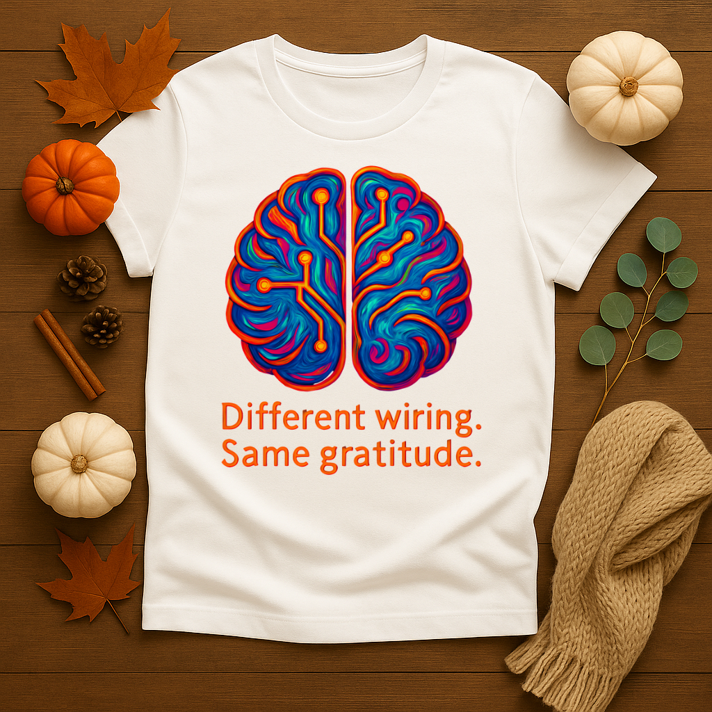 Different Wiring Same Gratitude T-shirt