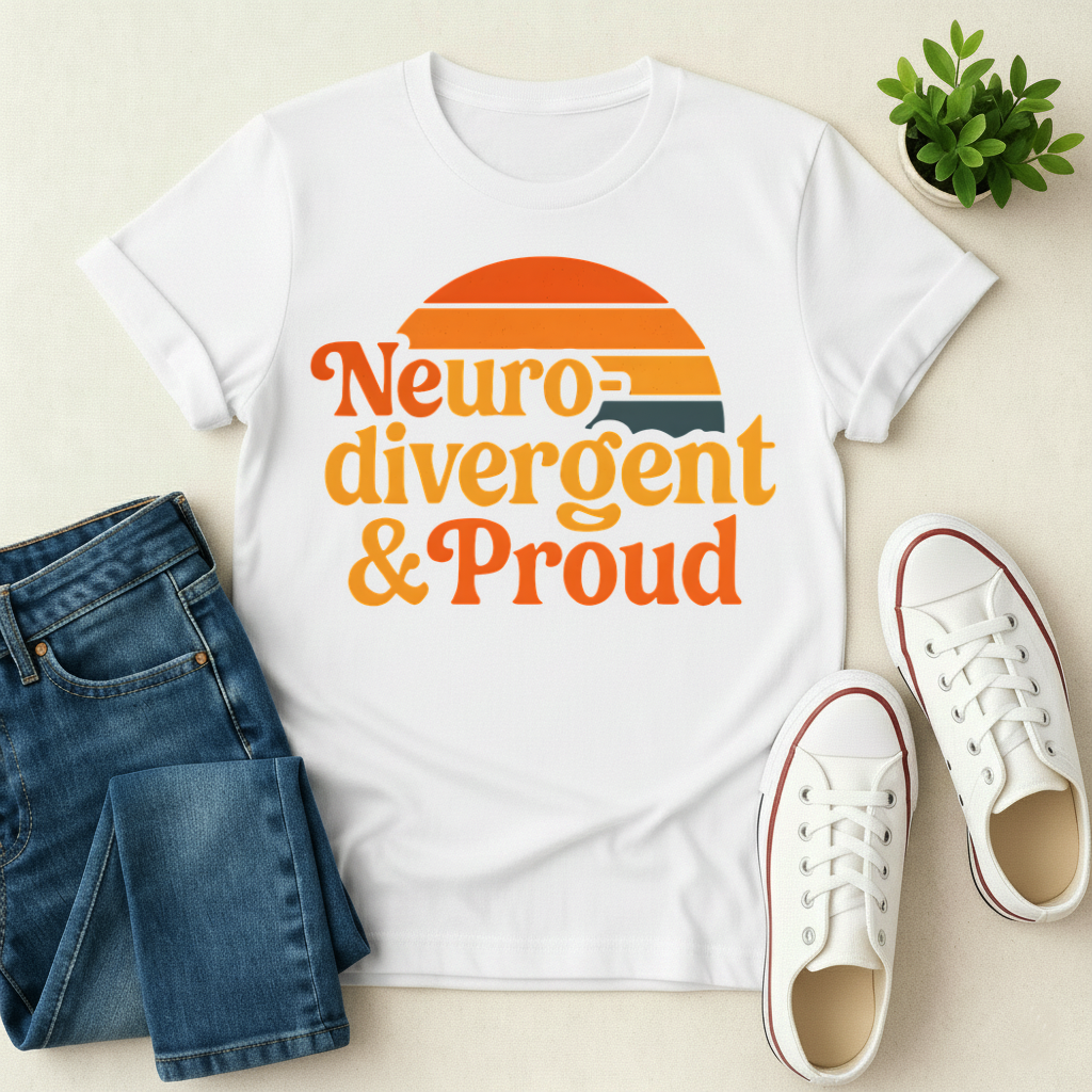 Neurodivergent And Proud T-shirt