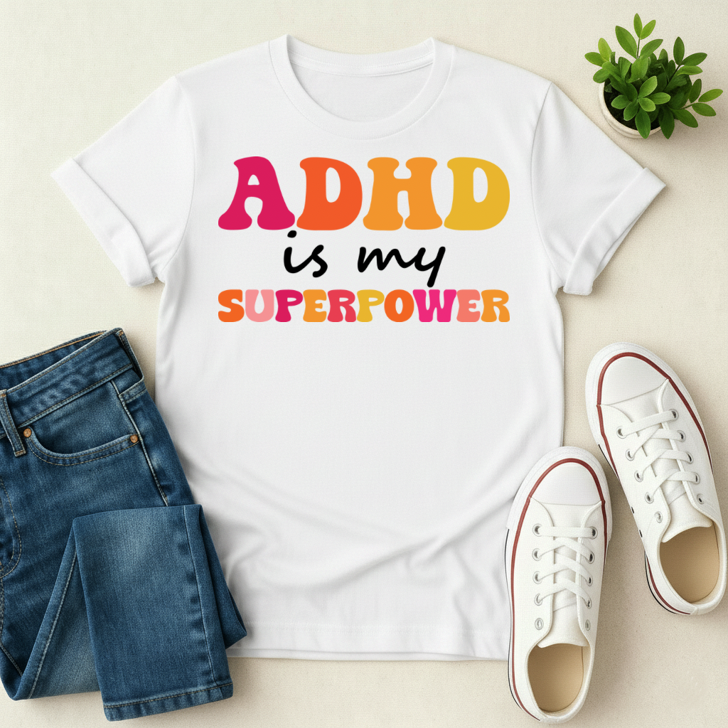 ADHD is my Superpower T-shirt