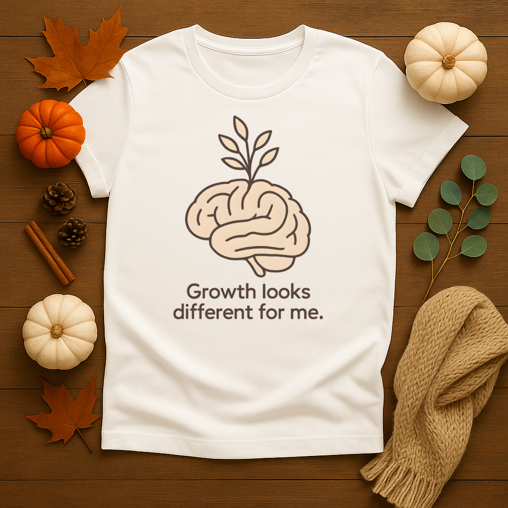 Growth looks Different on Me T-shirt