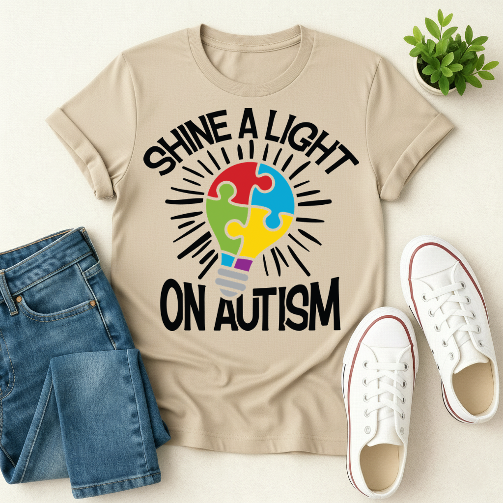 Shine A Light On Autism T-shirt