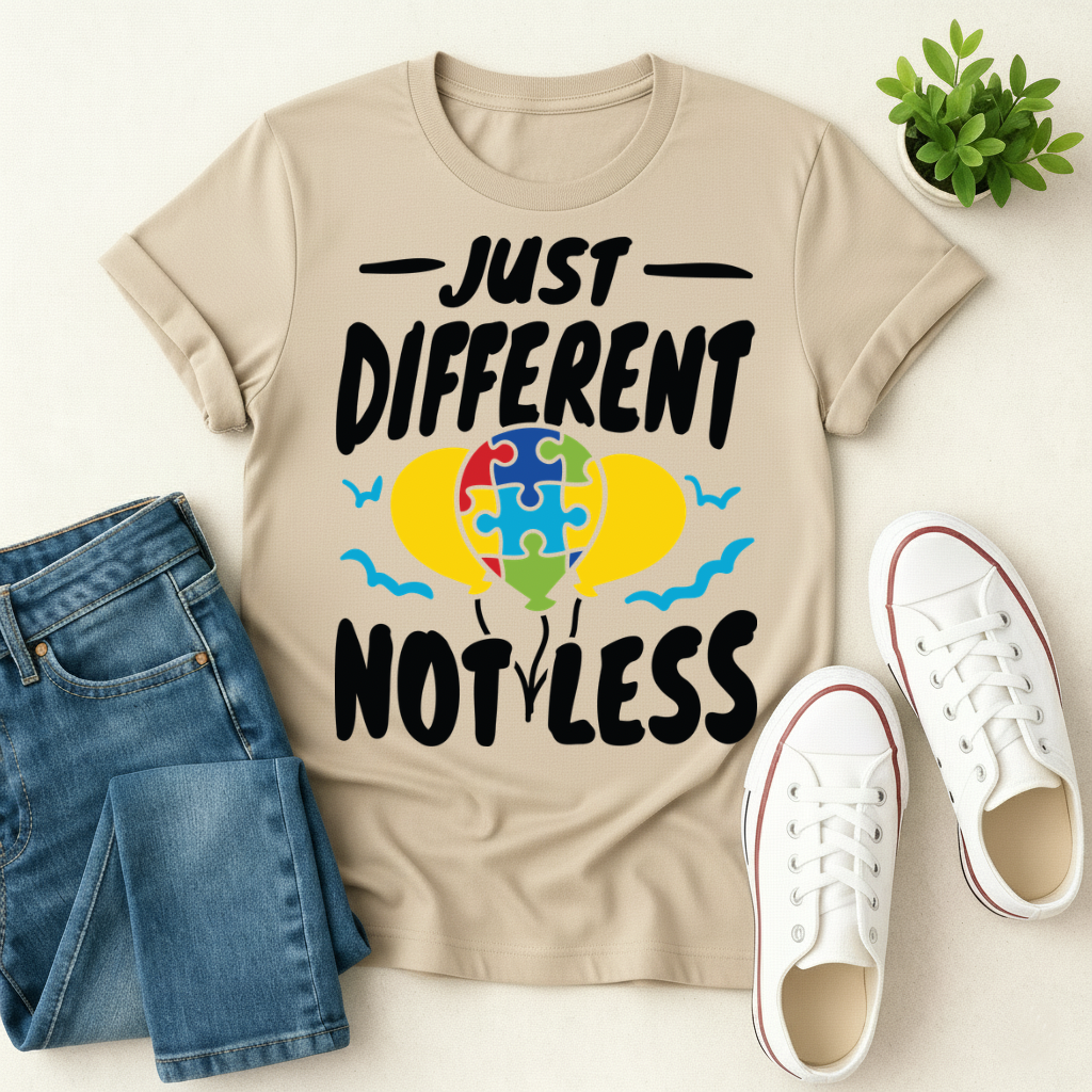 Just Different Not Less T-shirt